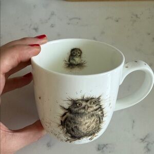 Royal Worcester Owl Design Ceramic Mug